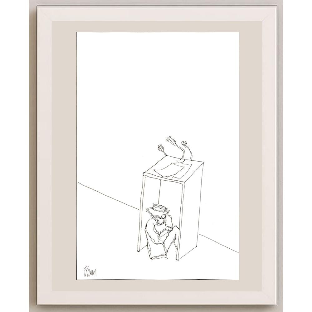Fedor Kritovak 29x21cm Orijinal Karikatür BOD04102