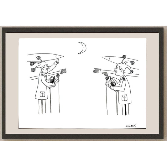 Stanko Zmazek 29x21cm Orijinal Karikatür BOD04103