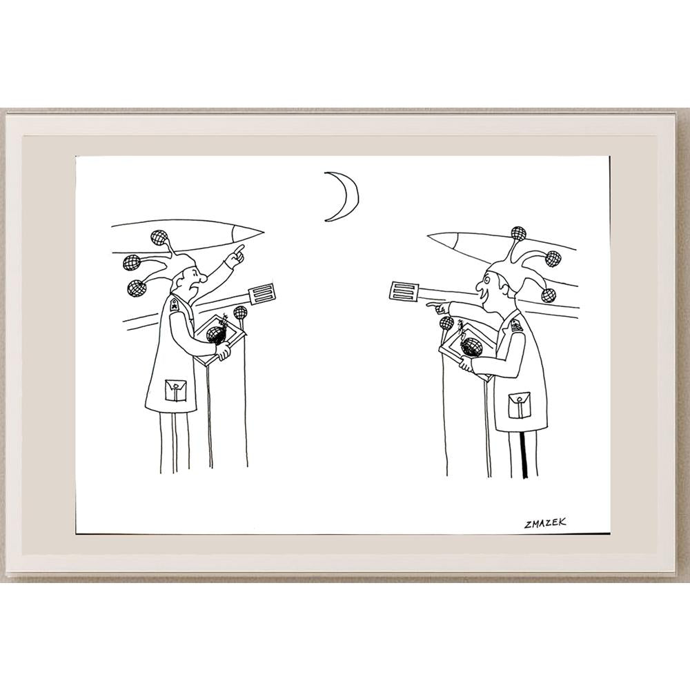 Stanko Zmazek 29x21cm Orijinal Karikatür BOD04103
