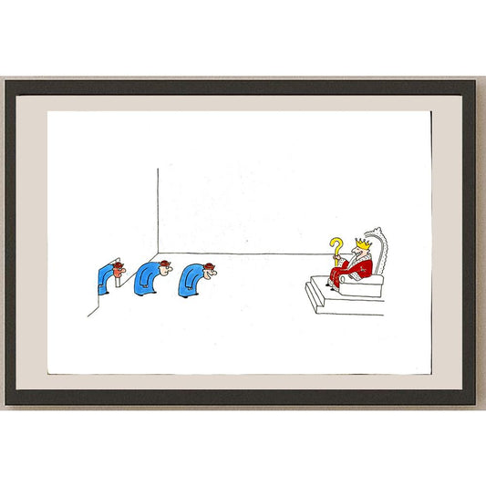 Wang Zhu Hua 29x21cm Orijinal Karikatür BOD04104