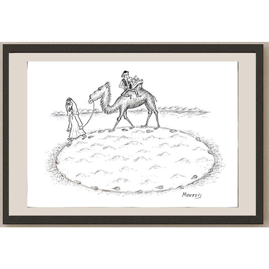 Meerov Vladimir 33x23cm Orijinal Karikatür BOD04115
