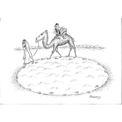 Meerov Vladimir 33x23cm Orijinal Karikatür BOD04115