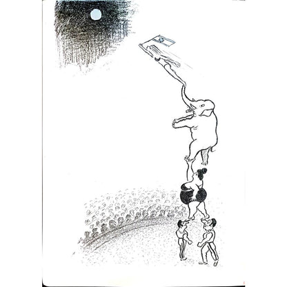 Yosef Fayer 33x23cm Orijinal Karikatür BOD04116