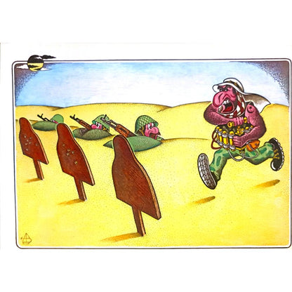 Vansovich Andrey 43x30cm Orijinal Karikatür BOD04122