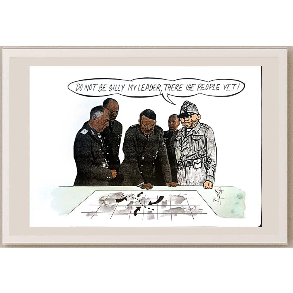 Jiri Kavka 29x21cm Orijinal Karikatür BOD04123