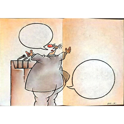 Dachuan Xia 29x21cm Orijinal Karikatür BOD04130