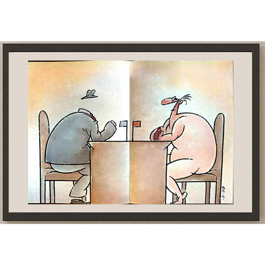 Dachuan Xia 29x21cm Orijinal Karikatür BOD04131