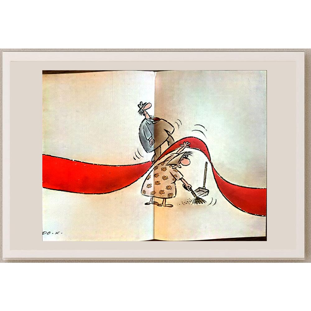 Dachuan Xia 29x21cm Orijinal Karikatür BOD04133