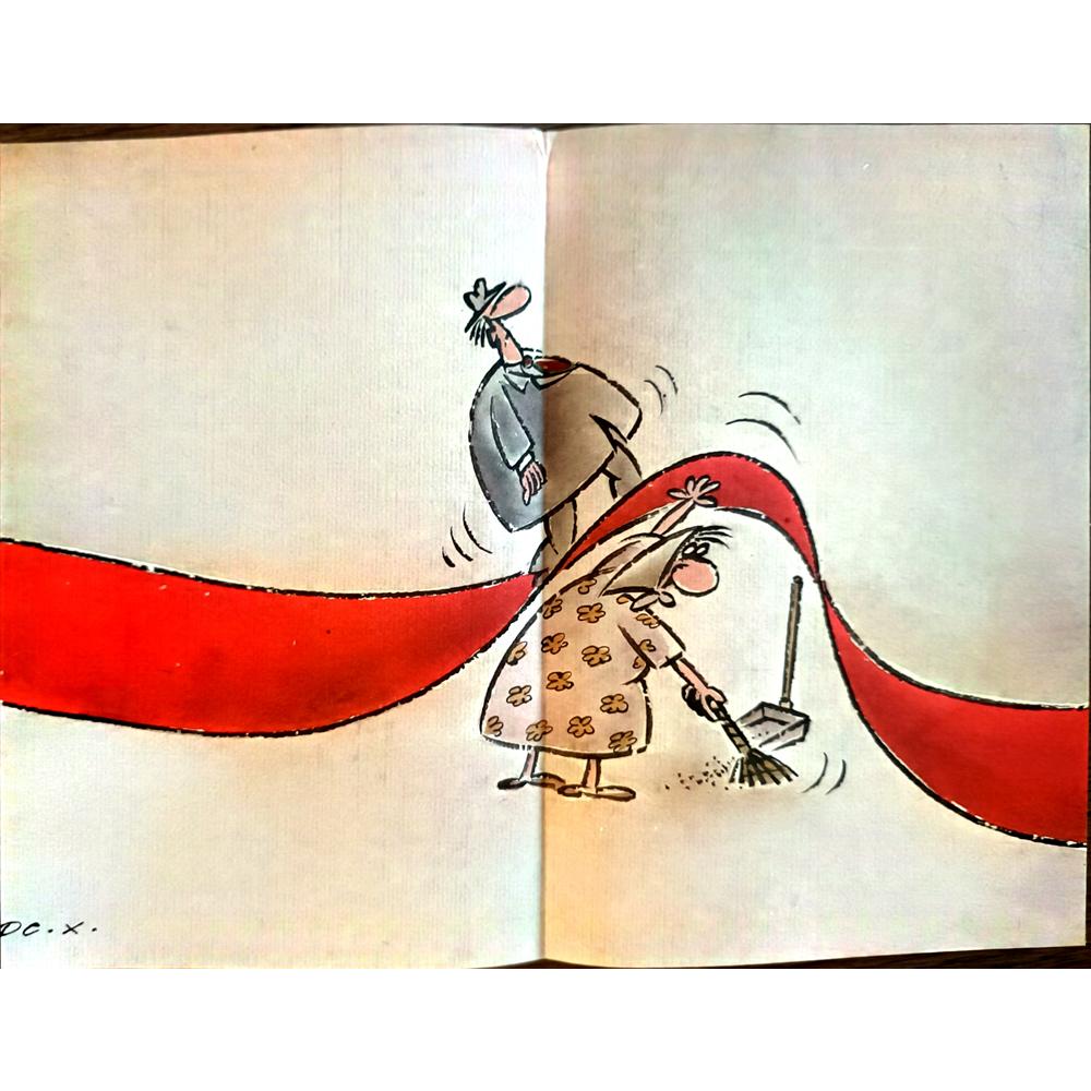 Dachuan Xia 29x21cm Orijinal Karikatür BOD04133