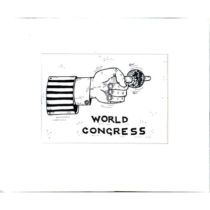 Vladimir Kuba 17x12cm Orijinal Karikatür BOD04137