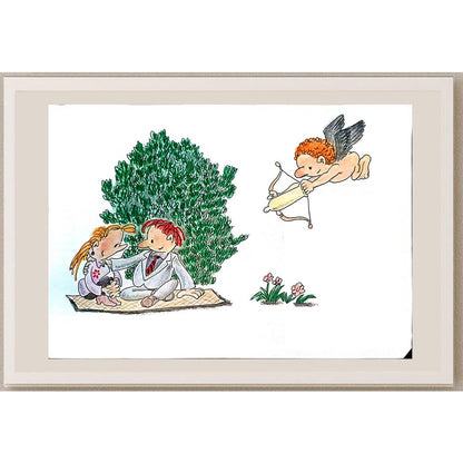Ma Heng Chao 27x20cm Orijinal Karikatür BOD04144