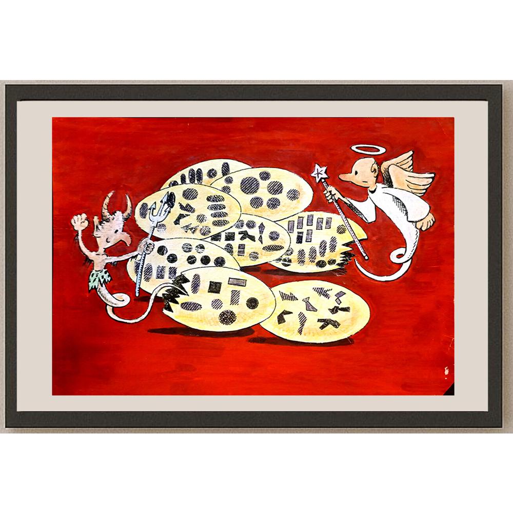 Ma Heng Chao 27x20cm Orijinal Karikatür BOD04145