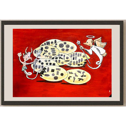 Ma Heng Chao 27x20cm Orijinal Karikatür BOD04145