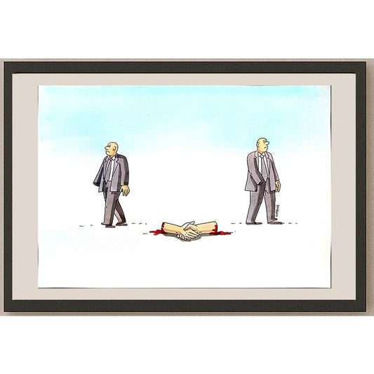 Lubomir Kotrha 29x21cm Orijinal Karikatür BOD04147