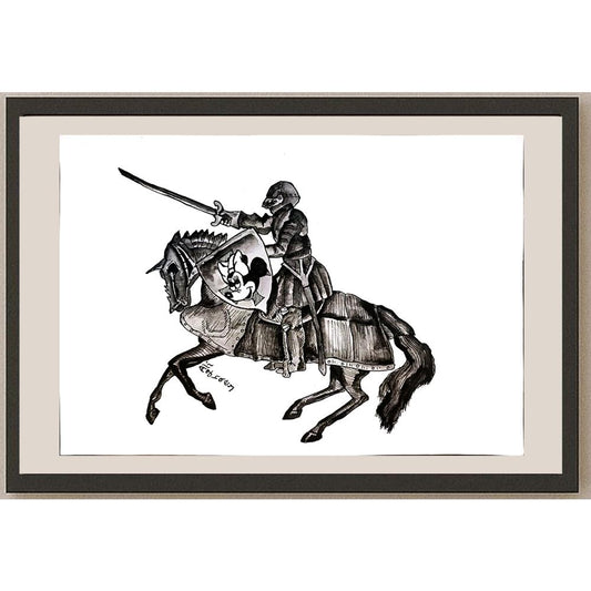 Ali Aghaeyi 43x30cm Orijinal Karikatür BOD04154