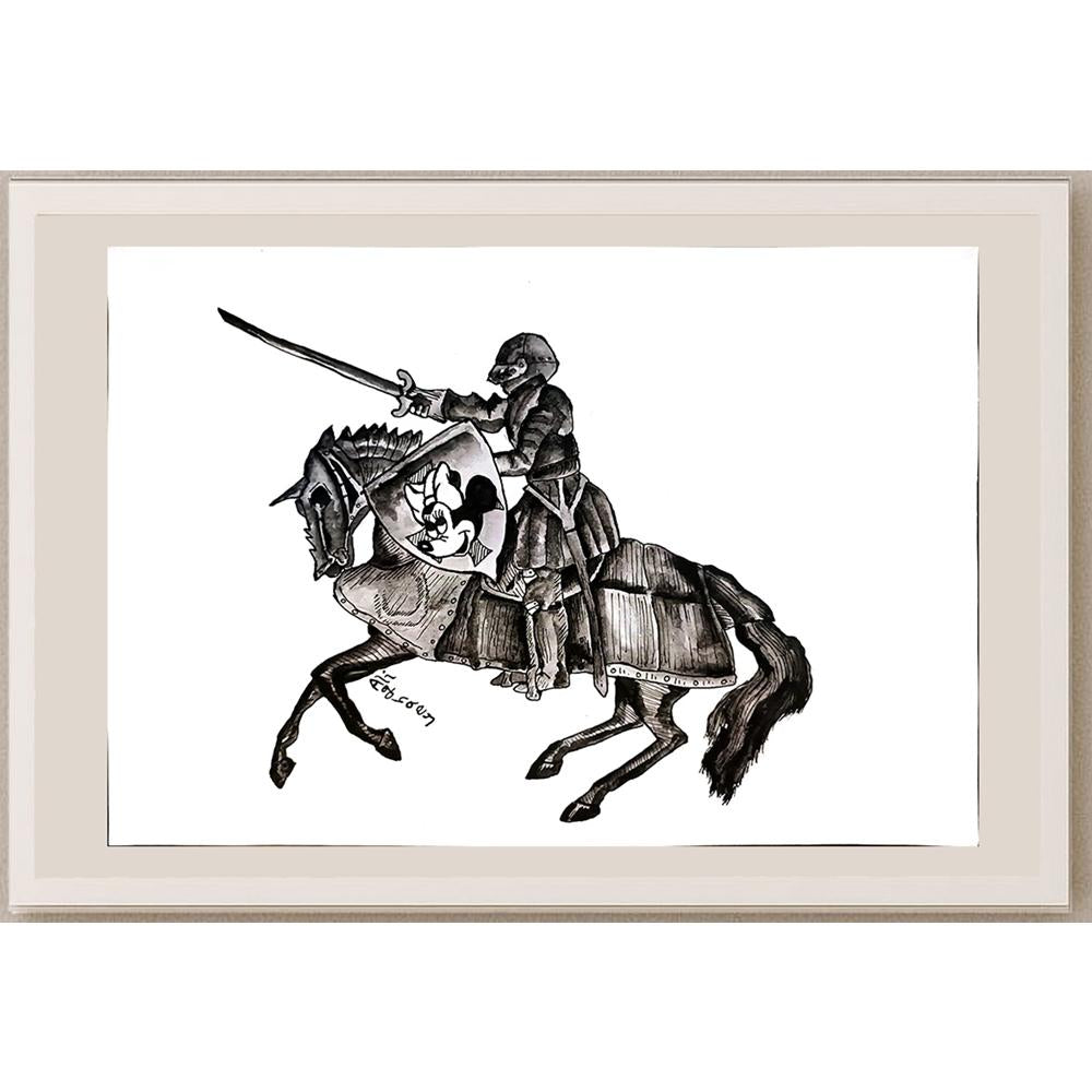 Ali Aghaeyi 43x30cm Orijinal Karikatür BOD04154