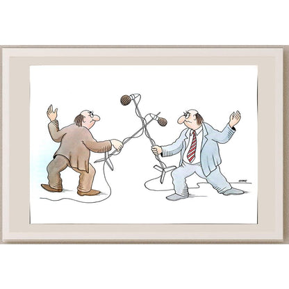 Roman Kubec 29x21cm Orijinal Karikatür BOD04155