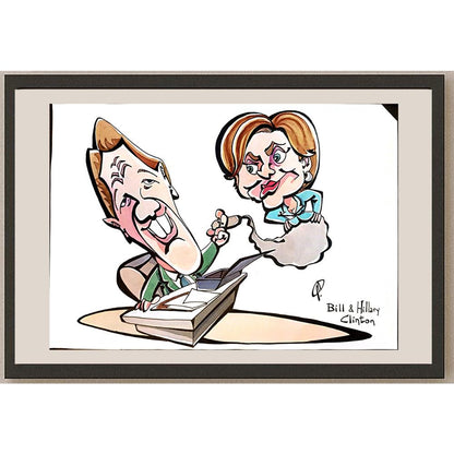 Mercedes Dominguez 29x21cm Orijinal Karikatür BOD04159