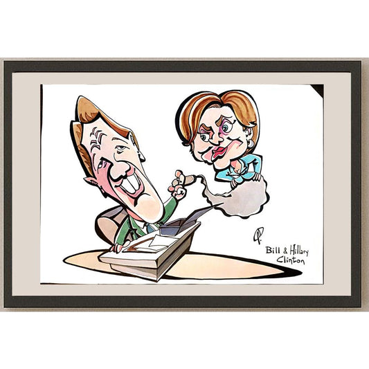 Mercedes Dominguez 29x21cm Orijinal Karikatür BOD04159