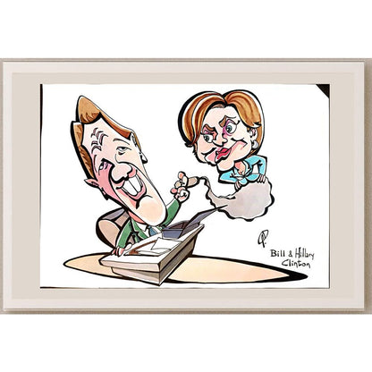 Mercedes Dominguez 29x21cm Orijinal Karikatür BOD04159