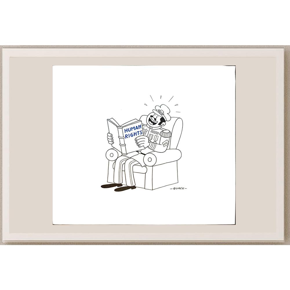 Danny De Haes 27x24cm Orijinal Karikatür BOD04165