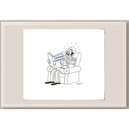 Danny De Haes 27x24cm Orijinal Karikatür BOD04165