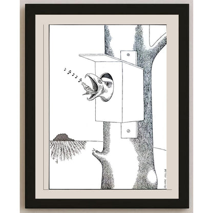 Oliver Solga 29x21cm Orijinal Karikatür BOD04168