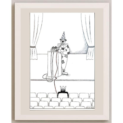 Oliver Solga 29x21cm Orijinal Karikatür BOD04169