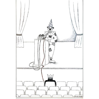 Oliver Solga 29x21cm Orijinal Karikatür BOD04169