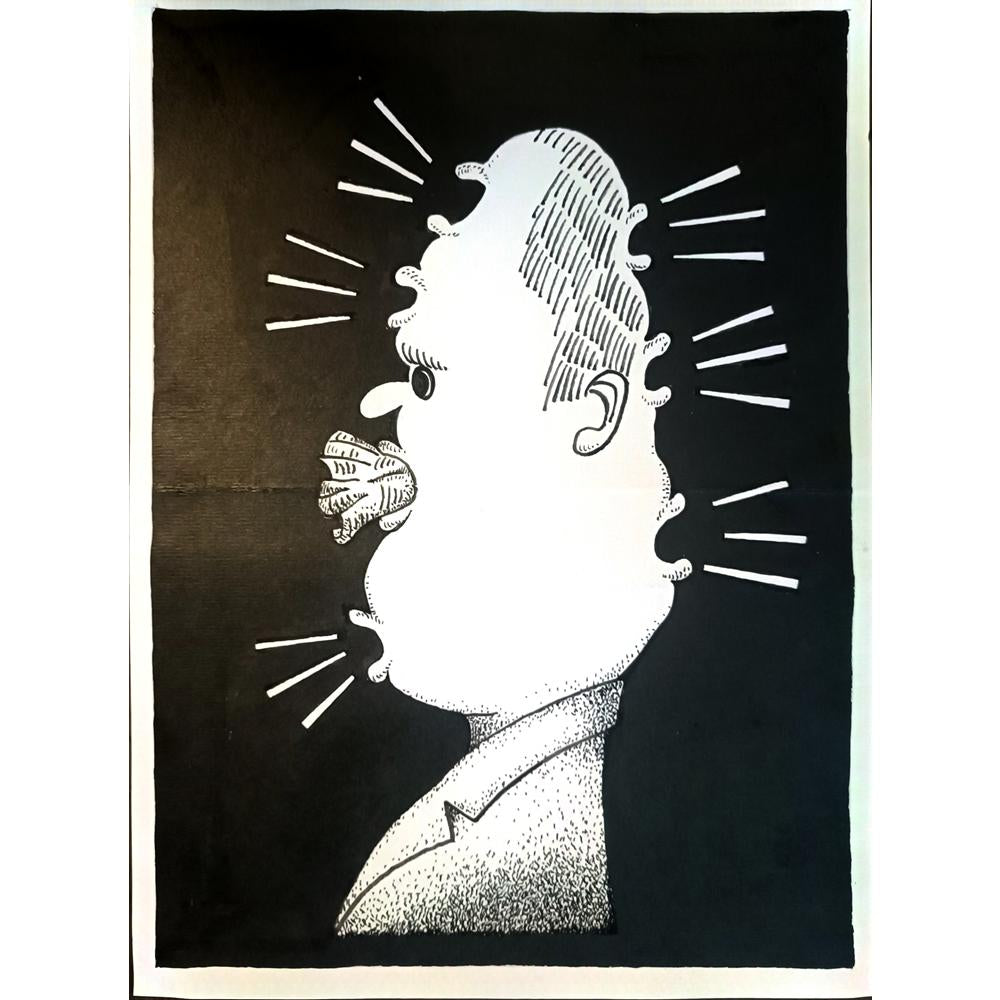 Xu Xiao 29x21cm Orijinal Karikatür BOD04178