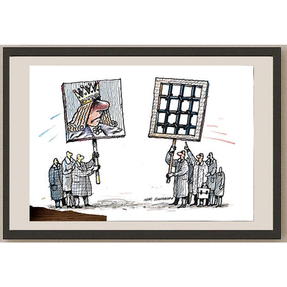 Igor Smirnov 29x21cm Orijinal Karikatür BOD04186