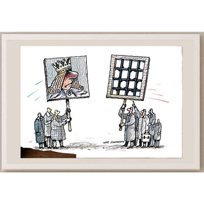 Igor Smirnov 29x21cm Orijinal Karikatür BOD04186