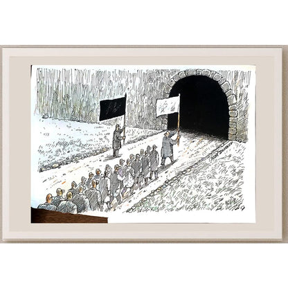 Igor Smirnov 29x21cm Orijinal Karikatür BOD04187