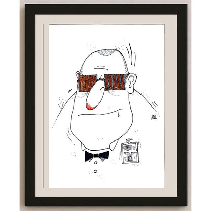 Vladimir Kuba 29x21cm Orijinal Karikatür BOD04188