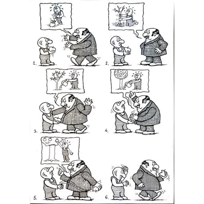 Vladan Nikolic 25x17cm Orijinal Karikatür BOD04208