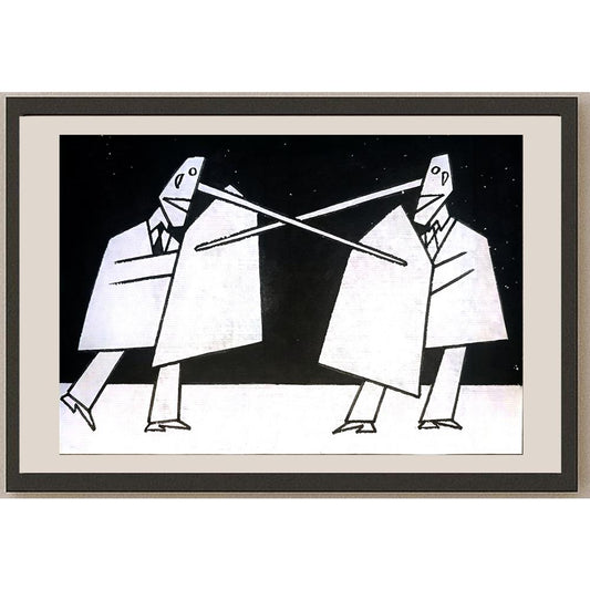 Wang Huimin 21x16cm Orijinal Karikatür BOD04212