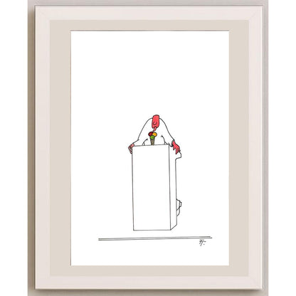 Tomas Trunecek 29x21cm Orijinal Karikatür BOD04217