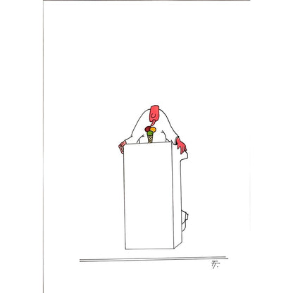 Tomas Trunecek 29x21cm Orijinal Karikatür BOD04217