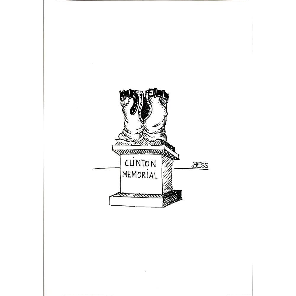 Winfried Besslich 29x21cm Orijinal Karikatür BOD04231