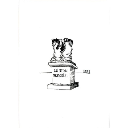 Winfried Besslich 29x21cm Orijinal Karikatür BOD04231