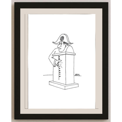 Winfried Besslich 29x21cm Orijinal Karikatür BOD04232