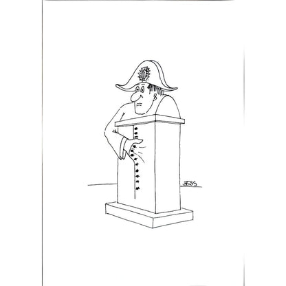 Winfried Besslich 29x21cm Orijinal Karikatür BOD04232