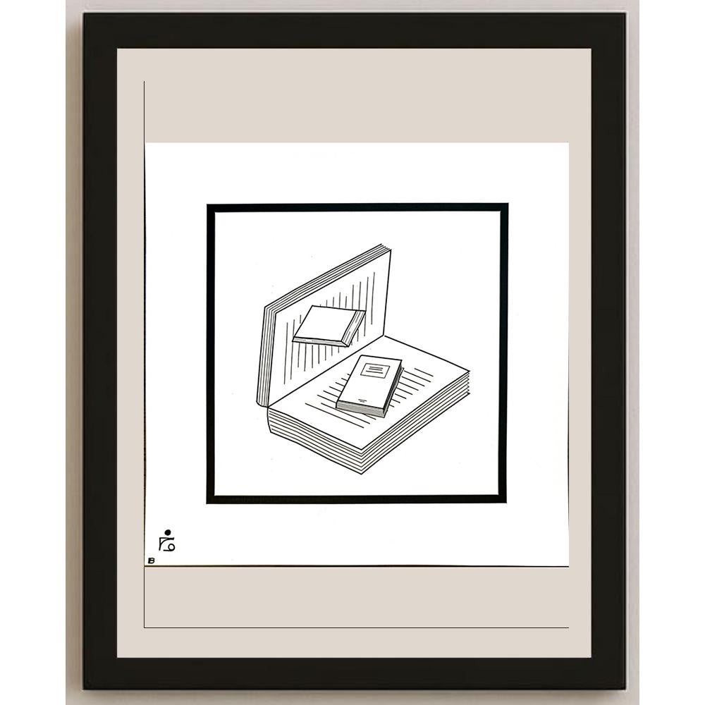 Mehdi Zarnoosheh Farahani 20x20cm Orijinal Karikatür BOD04240