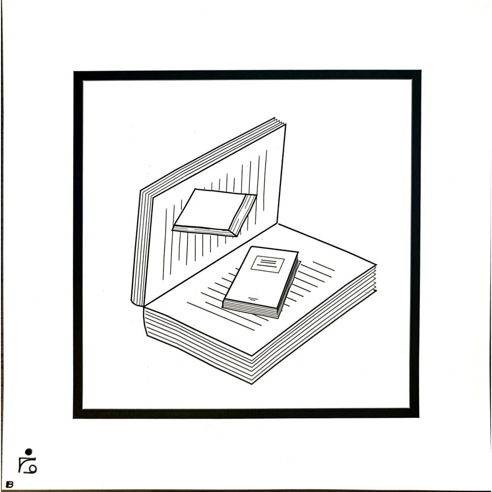 Mehdi Zarnoosheh Farahani 20x20cm Orijinal Karikatür BOD04240