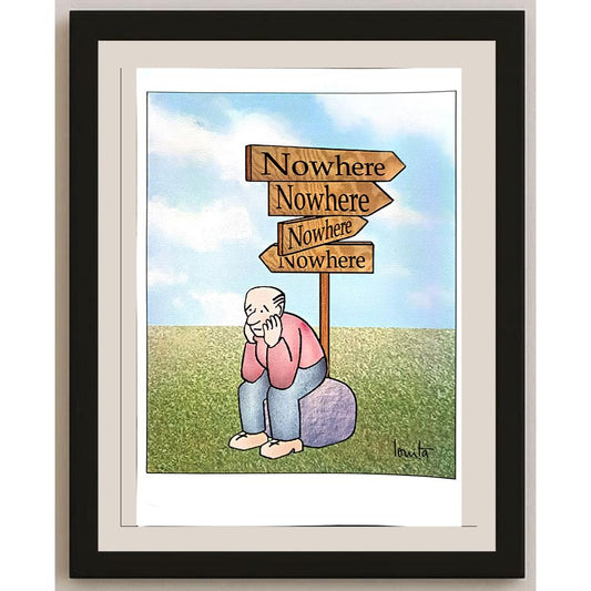 Nicolae Ionita 29x21cm Orijinal Karikatür BOD04241