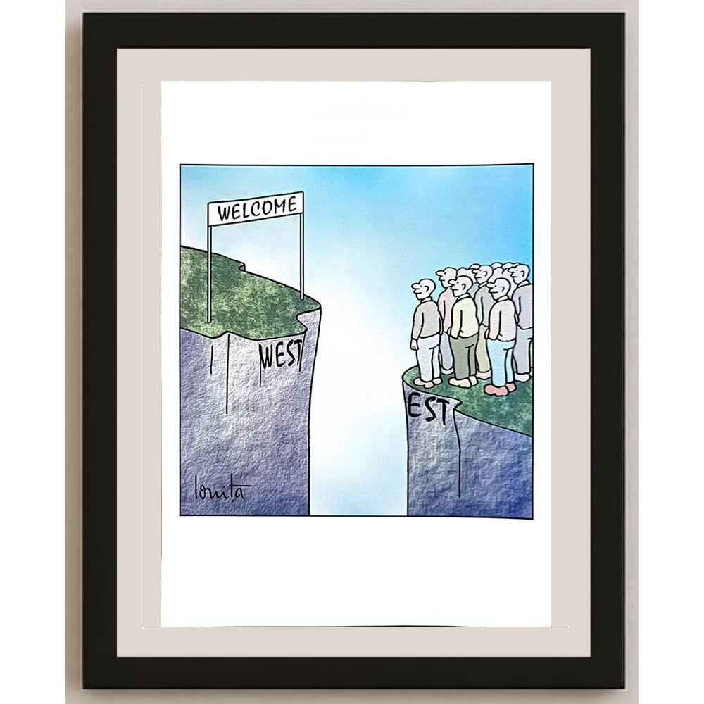 Nicolae Ionita 29x21cm Orijinal Karikatür BOD04242