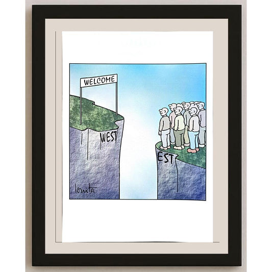 Nicolae Ionita 29x21cm Orijinal Karikatür BOD04242