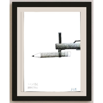 Ibrahim Sayed 29x21cm Orijinal Karikatür BOD04245