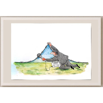 Aurel Stefan Alexandrescu 29x21cm Orijinal Karikatür BOD04250