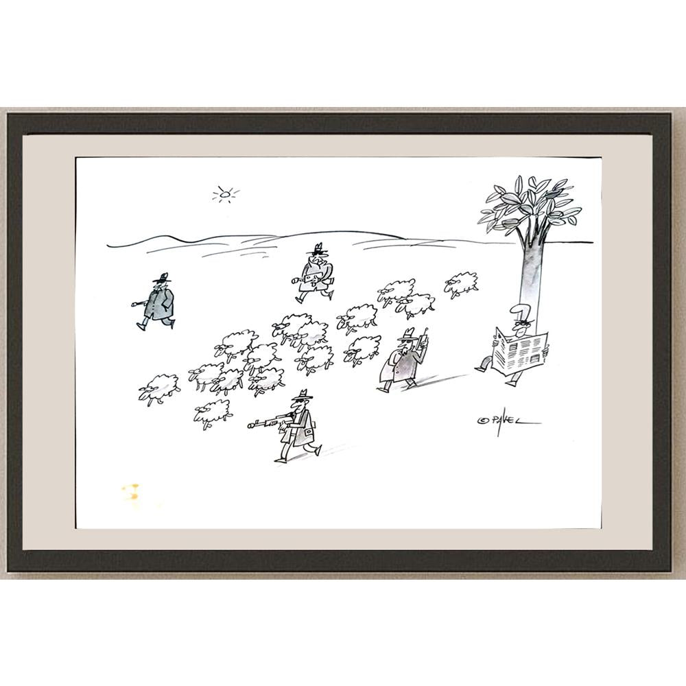 Pavel Constantin 29x21cm Orijinal Karikatür BOD04251